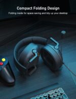 SENZER SG500 Surround Sound Pro Gaming Headset with Noise Cancelling Microphone - Soft Memory Foam Padding - Portable Foldable Headphones for PC, PS4, PS5, Xbox One, Switch - Black - Image 4