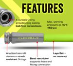 Flexzilla Garden Hose 5/8 in. x 50 ft., Lightweight All-Weather Water Hose, Durable and Flexible, Leak-Free Connections - Image 5