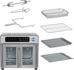 Emeril Lagasse Extra Large French Door Air Fryer Toaster Oven Combo, 24 Cooking Functions and Digital Controls, 7 Accessories Included, Stainless Steel Finish, 26QT Capacity - Image 6