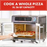 Emeril Lagasse Extra Large French Door Air Fryer Toaster Oven Combo, 24 Cooking Functions and Digital Controls, 7 Accessories Included, Stainless Steel Finish, 26QT Capacity - Image 7