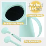 Qilebi Long Spout Small Watering Can for Indoor & Outdoor Plants, House Plant, Garden Flower, 1. 8L 1/2 Gallon (Green) - Image 7