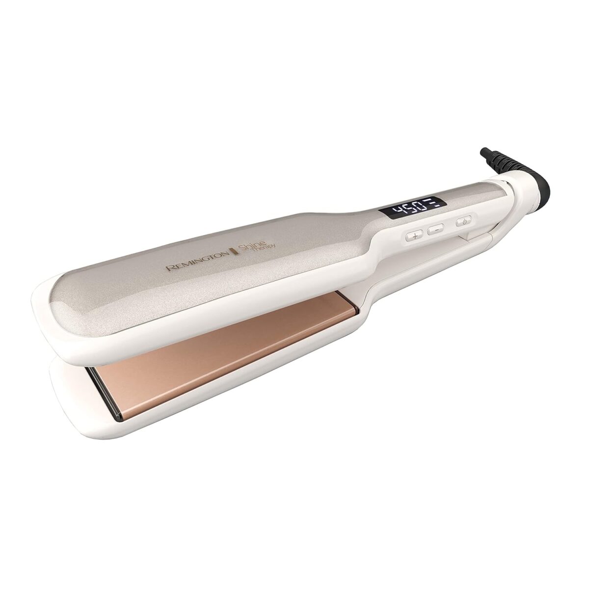Remington Shine Therapy 2 inch Hair Straightener, Flat Iron Infused with Argan Oil & Keratin, Professional Ceramic Flat Iron for Less Frizz, Shiny & Smooth Hot Styling Tools - Image 4