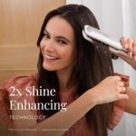 Remington Shine Therapy 2 inch Hair Straightener, Flat Iron Infused with Argan Oil & Keratin, Professional Ceramic Flat Iron for Less Frizz, Shiny & Smooth Hot Styling Tools - Image 6