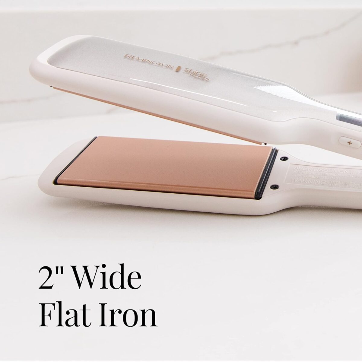 Remington Shine Therapy 2 inch Hair Straightener, Flat Iron Infused with Argan Oil & Keratin, Professional Ceramic Flat Iron for Less Frizz, Shiny & Smooth Hot Styling Tools - Image 9