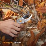 Fiskars Bypass Pruning Shears, 5/8-Inch Cut Capacity Garden Clippers, Gardening Scissors with Sharp, Rust Resistant Steel Blade - Image 3