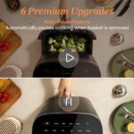 Cosori 9-in-1 TurboBlaze Air Fryer 6 Qt, Premium Ceramic Coating, 90°–450°F, Precise Heating for Even Results, Air Fry, Roast, Bake, Broil, Dry, Frozen, Proof, Reheat, Keep Warm, 120V - Image 7