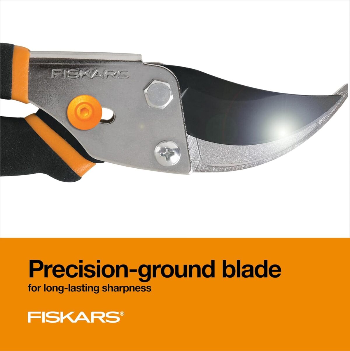 Fiskars Bypass Pruning Shears, 5/8-Inch Cut Capacity Garden Clippers, Gardening Scissors with Sharp, Rust Resistant Steel Blade - Image 5