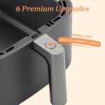 Cosori 9-in-1 TurboBlaze Air Fryer 6 Qt, Premium Ceramic Coating, 90°–450°F, Precise Heating for Even Results, Air Fry, Roast, Bake, Broil, Dry, Frozen, Proof, Reheat, Keep Warm, 120V - Image 9