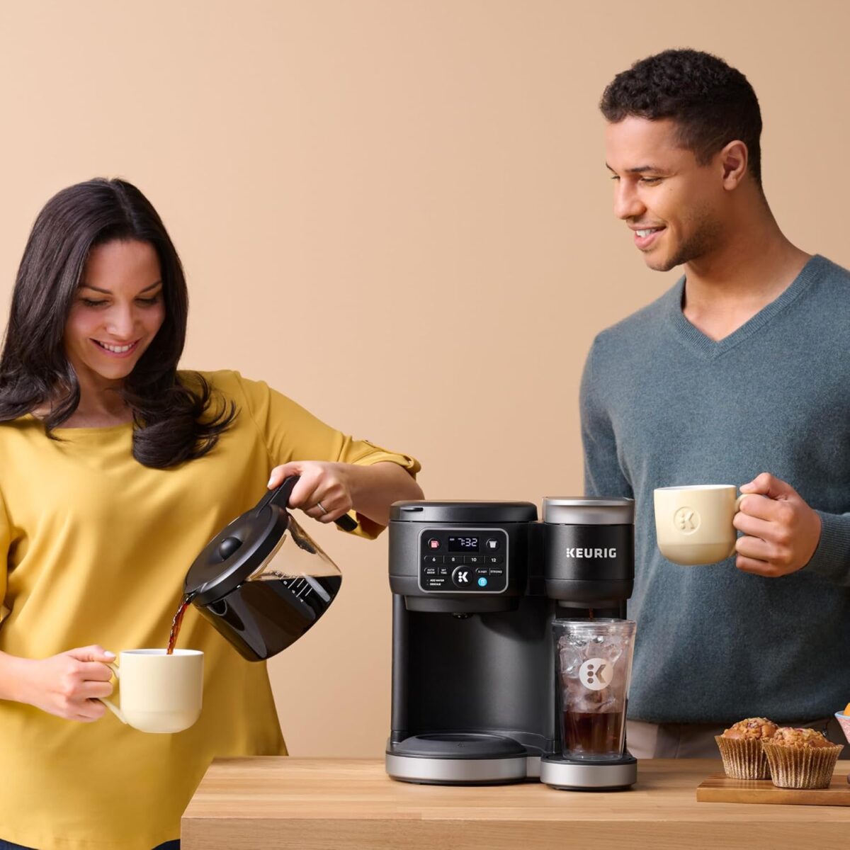 Keurig K-Duo Hot & Iced Single Serve & Carafe Coffee Maker, MultiStream Technology, 72oz Reservoir (Gen 2) - Image 19