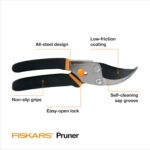 Fiskars Bypass Pruning Shears, 5/8-Inch Cut Capacity Garden Clippers, Gardening Scissors with Sharp, Rust Resistant Steel Blade - Image 9