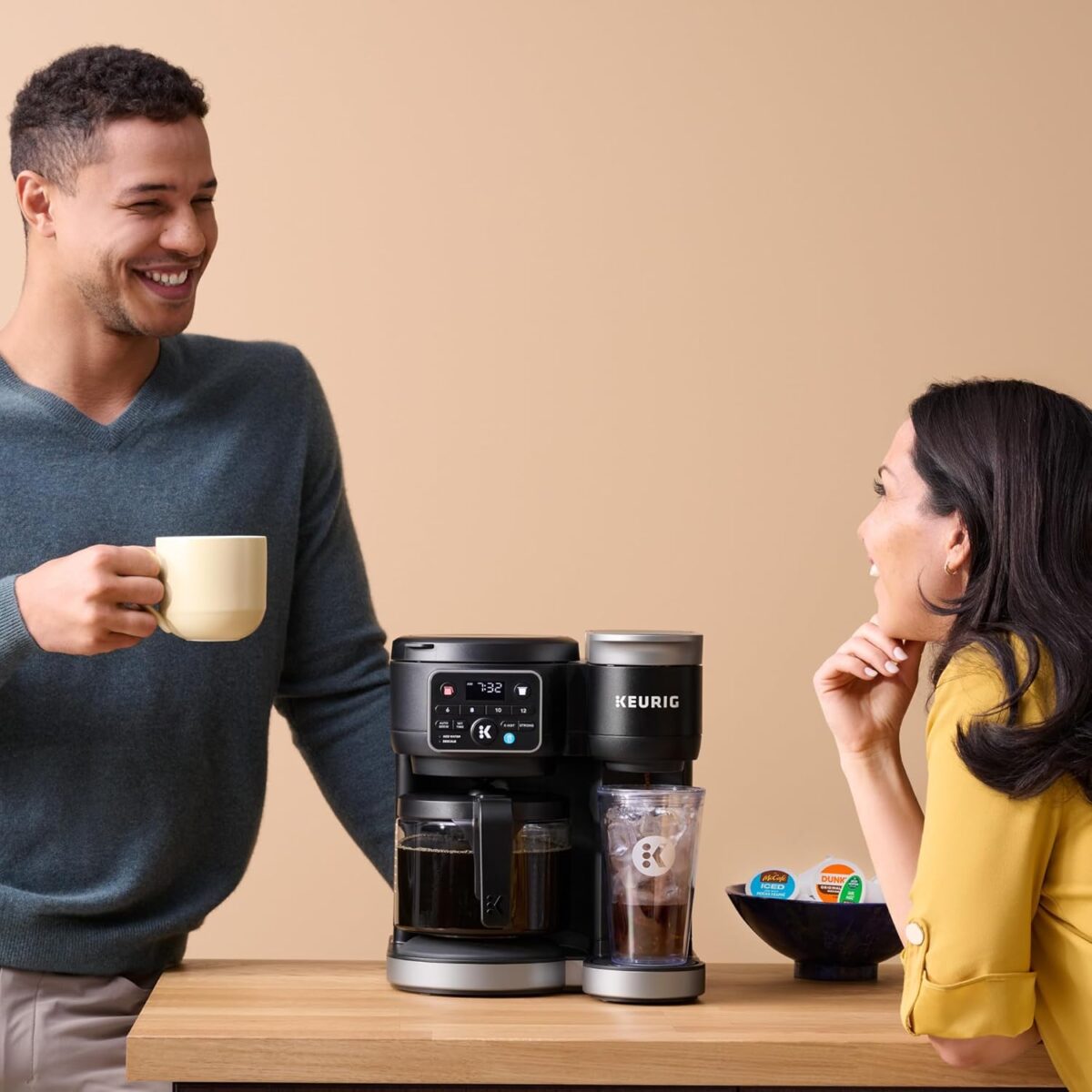 Keurig K-Duo Hot & Iced Single Serve & Carafe Coffee Maker, MultiStream Technology, 72oz Reservoir (Gen 2) - Image 20