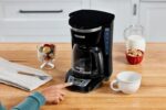 BLACK+DECKER 12-Cup Digital Coffee Maker, Programmable, Washable Basket Filter, Sneak-A-Cup, Auto Brew, Water Window, Keep Hot Plate, Black - Image 8