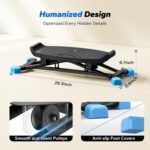 MERACH Balance Board with Resistance Bands, Portable Ski Balancing Machine Featuring LCD Monitor, 300 lbs Capacity Gibbon Balance Trainer for Full Body Workout - Image 10