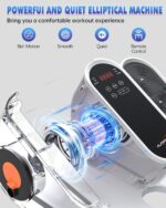 Under Desk Elliptical Machine, Electric Ellipse Leg Exerciser as Seen on Tv for Seniors with 10 Adjustable,Pedal Exerciser,Exercise Equipment for Home - Image 3