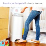 Munchkin® STEP™ Diaper Pail Powered by Arm & Hammer, #1 in Odor Control, Award-Winning, Includes 1 Snap, Seal & Toss™ Bag, 1 Starter Refill Ring, and 1 PUCK™ Baking Soda Cartridge - Image 5
