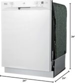 SPT SD-6501WA 24″-wide Built-In Stainless Steel Tall Tub Dishwasher with ENERGY STAR, Heated Drying, 6 Wash Programs and 14 Plate Settings – White - Image 7