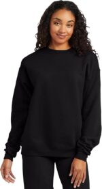 Hanes Men's EcoSmart Fleece, Pullover Crewneck Sweatshirt, 1 or 2 Pack - Image 4