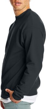 Hanes Men's EcoSmart Fleece, Pullover Crewneck Sweatshirt, 1 or 2 Pack - Image 5