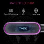 Hair Straightener Brush, TYMO Ring Hair Straightener Comb Straightening Brush for Women with 5 Temps 20s Fast Heating & Dual Voltage, Black - Image 5