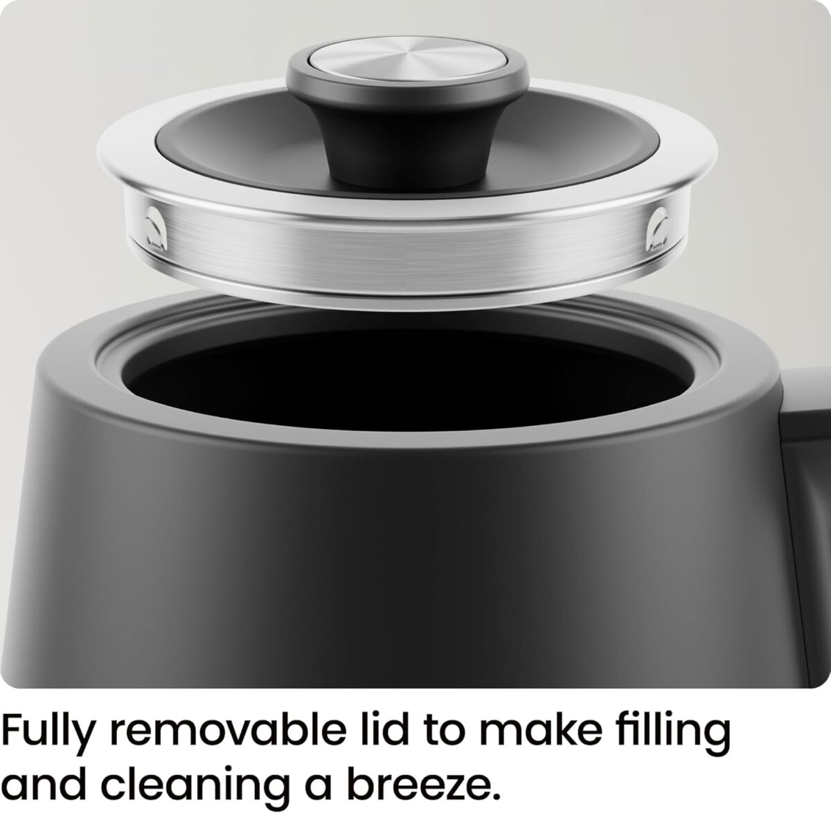 Chefman Gooseneck Electric Kettle, 0.8L Pour Over Tea Kettle for Coffee and Tea, One-Touch Operation, Boil-Dry Protection, Auto Shut-Off, Ultra-Fast Hot Water Boiler – Black - Image 6