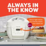 Instant Pot 4QT RIO Mini 7-in-1 Multi-Cooker, Pressure Cooker, Slow cook, Sauté, Steam, Rice Maker, Yogurt, & Warmer, Sea Salt, 4 Quarts - Image 4