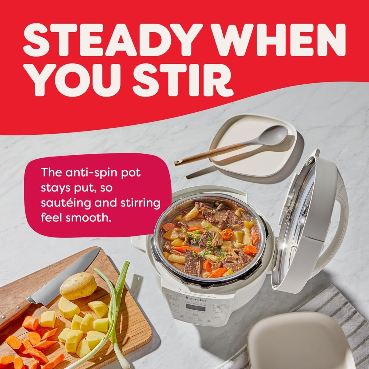 Instant Pot 4QT RIO Mini 7-in-1 Multi-Cooker, Pressure Cooker, Slow cook, Sauté, Steam, Rice Maker, Yogurt, & Warmer, Sea Salt, 4 Quarts - Image 6