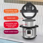 Instant Pot Duo 7-in-1 Electric Pressure Cooker, Slow Cooker, Rice, Steamer, Sauté, Yogurt Maker, Warmer & Sterilizer, Includes App With Over 800 Recipes, Stainless Steel, 6 Quart - Image 7