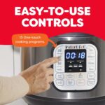 Instant Pot Duo 7-in-1 Electric Pressure Cooker, Slow Cooker, Rice Cooker, Steamer, Sauté, Yogurt Maker, Warmer & Sterilizer, Includes App With Over 800 Recipes, Stainless Steel, 8 Quart - Image 4