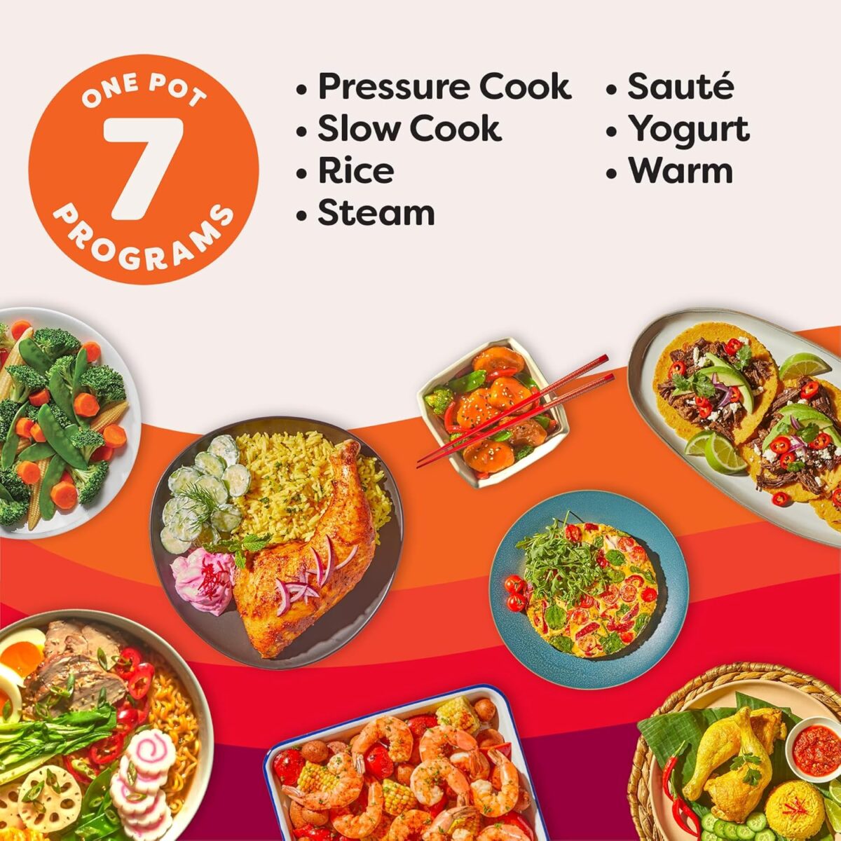 Instant Pot 4QT RIO Mini 7-in-1 Multi-Cooker, Pressure Cooker, Slow cook, Sauté, Steam, Rice Maker, Yogurt, & Warmer, Rosewater, 4 Quarts - Image 6