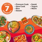 Instant Pot 4QT RIO Mini 7-in-1 Multi-Cooker, Pressure Cooker, Slow cook, Sauté, Steam, Rice Maker, Yogurt, & Warmer, Rosewater, 4 Quarts - Image 6