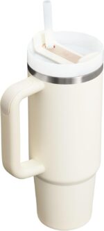 STANLEY Quencher H2.0 Tumbler with Handle and Straw 30 oz | Flowstate 3-Position Lid | Cup Holder Compatible for Travel | Insulated Stainless Steel Cup | BPA-Free | Cream 2.0 - Image 3