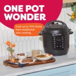 Instant Pot 6QT RIO, 7-in-1 Electric Multi-Cooker, Pressure Cooker, Slow Cook, Rice, Steamer, Sauté, Yogurt & Warmer, Black, 6 Quarts - Image 4