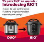 Instant Pot 6QT RIO, 7-in-1 Electric Multi-Cooker, Pressure Cooker, Slow Cook, Rice, Steamer, Sauté, Yogurt & Warmer, Black, 6 Quarts - Image 8