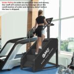 Stepper Machine, GMWD Stair Climber with LED Screen, Commercial Grade Stair Stepper Exercise Machine with 15 Resistance Levels, 441LBS, 24-164 Steps/Minute, Black - Image 9