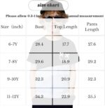 Size 5-13 Years Boys Summer/Spring Outfits Set Short Sleeve T-Shirt & Pants Kids Boys Fall Fashion Clothes Sets - Image 10