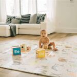 Toddleroo by North States - Superyard Folding ABC Baby Play Mat: Foldable Play Mat for Floors - Extra Large Playmat for Tummy Time - Indoor & Outdoor Use - 71 x 71 Inch - Image 3