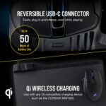 Corsair Dark Core RGB Pro SE, FPS/MOBA Gaming Mouse with SLIPSTREAM Technology, Black, Backlit RGB LED, 18000 DPI, Optical, Qi wireless charging certified - Image 6