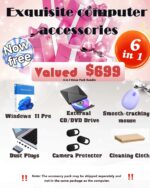 Dell Inspiron 27-inch All-in-One Desktop Computer, 27" FHD Touchscreen, Core 7 150U(Up to 5.4 GHz), Wireless KB & Mouse, NVIDIA GeForce MX570A GDDR6, Wi-Fi 6E, Windows 11 Pro (32GB RAM, 1TB SSD) - Image 3