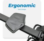 Echelon Row Series – Foldable Rowing Machine for Full-Body, Low-Impact Workouts with 22” Rotating HD Screen, Built-In Soundbar, Bluetooth Resistance & 30-Day Membership with Live Classes - Image 8