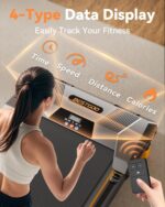 Walking Pad Treadmill, BestGod Incline Under Desk Treadmill 330lbs Capacity, 2.5HP Portable Treadmills for Home, Compact Treadmills Mini Walking Pad, Running Machine with Remote Control - Image 6