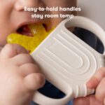 Frida Baby Silicone Teething Toys, 4-in-1 Teether for Babies & Infants, Teething Relief for 0-18 Months, Not-Too-Cold-to-Hold Baby Teether, BPA-Free - Image 4