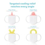 Frida Baby Silicone Teething Toys, 4-in-1 Teether for Babies & Infants, Teething Relief for 0-18 Months, Not-Too-Cold-to-Hold Baby Teether, BPA-Free - Image 6