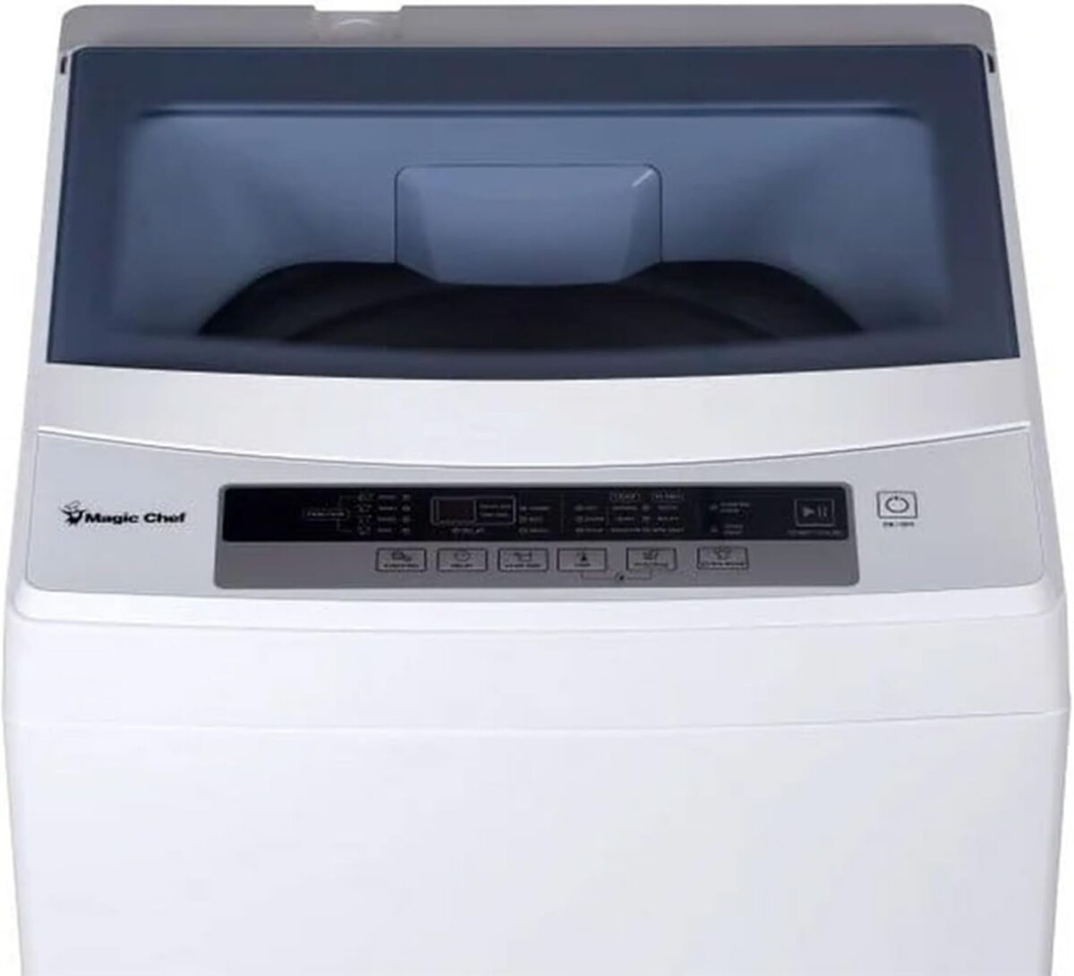 Magic Chef Top Load Compact Washer, 1.7 Cu Ft Mini Washing Machine with LED Display, 6 Cycles, 3 Water Levels & 3 Temperature Settings, White - Image 9