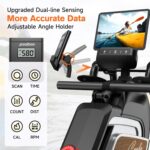 Pooboo Magnetic Rowing Machine 360 LB Weight Capacity, folding rower with Combination Strength exercise, Tablet Holder and Comfortable Seat Cushion, Rower for Home Use - Image 4