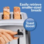 Hamilton Beach 2 Slice Toaster with Extra-Wide Slots, Bagel Setting, Toast Boost, Slide-Out Crumb Tray, Auto-Shutoff & Cancel Button, Defrost Function, Stainless Steel (22794) - Image 6