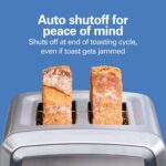 Hamilton Beach 2 Slice Toaster with Extra-Wide Slots, Bagel Setting, Toast Boost, Slide-Out Crumb Tray, Auto-Shutoff & Cancel Button, Defrost Function, Stainless Steel (22794) - Image 8