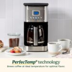 Cuisinart 14-Cup Coffee Maker, Programmable PerfecTemp Glass Carafe Coffee Machine with 1-4 Cup Setting, Brew Strength Control and Brew Pause, Stainless Steel, DCC-3200NAS - Image 3