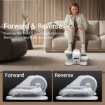 Under Desk Elliptical Machine, Ellipse Leg Exerciser for Seniors, Quiet & Portable Electric Seated Eclipse Exercise Training Machine with Remote, 12 Speeds & Mute Function, Manual & Auto Mode - Image 5
