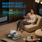 Under Desk Elliptical Machine, Ellipse Leg Exerciser for Seniors, Quiet & Portable Electric Seated Eclipse Exercise Training Machine with Remote, 12 Speeds & Mute Function, Manual & Auto Mode - Image 6