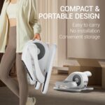 Under Desk Elliptical Machine, Ellipse Leg Exerciser for Seniors, Quiet & Portable Electric Seated Eclipse Exercise Training Machine with Remote, 12 Speeds & Mute Function, Manual & Auto Mode - Image 7